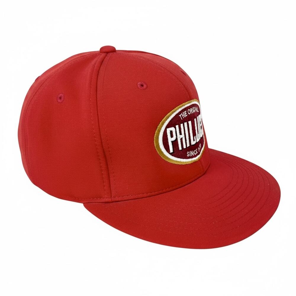 MLB Vintage Style ORIGINAL PHILLIES Hat Cap PHILADELPHIA Red Pulse 20PTS FLEXFIT